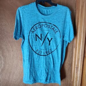 Aéropostale NY Graphic Tee in Teal